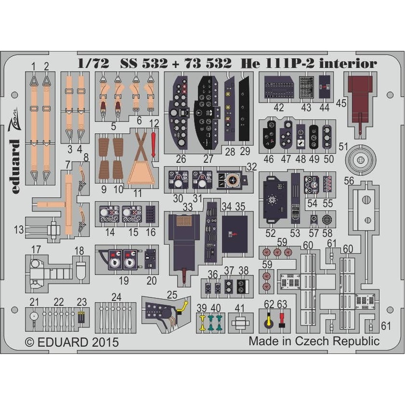 1/72 He 111P-2 Interior S.A. (for Airfix)