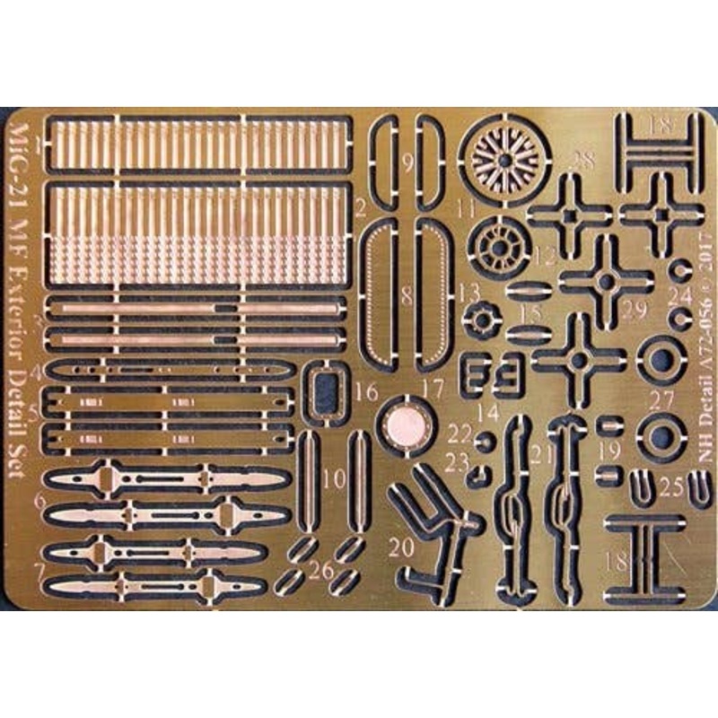 1/72 MiG-21 MF Exterior Set (for KP Models)