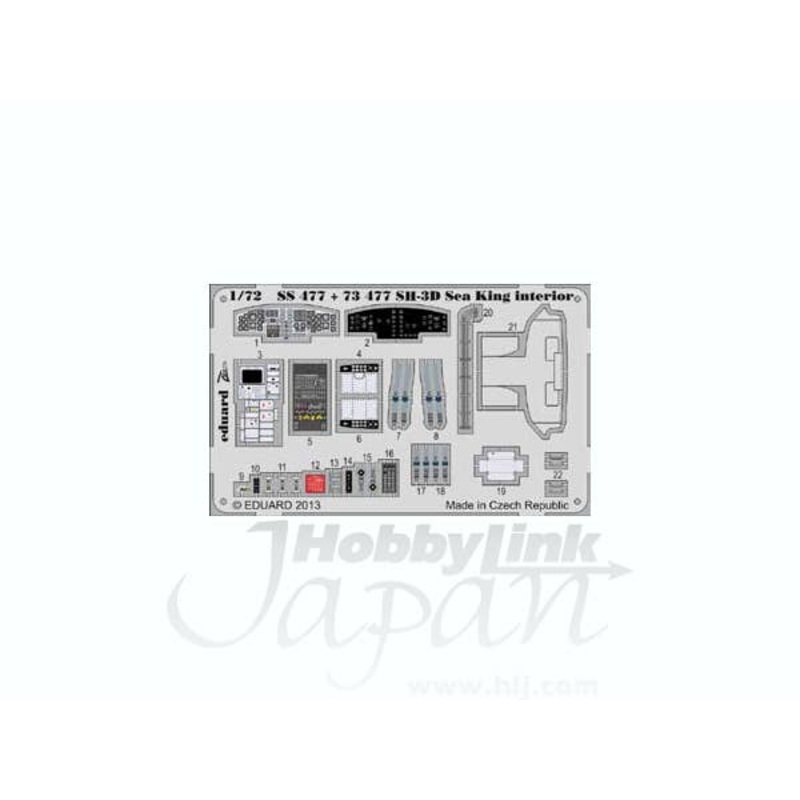 1/72 SH-3D Sea King Interior S.A. (for Cyber Hobby)