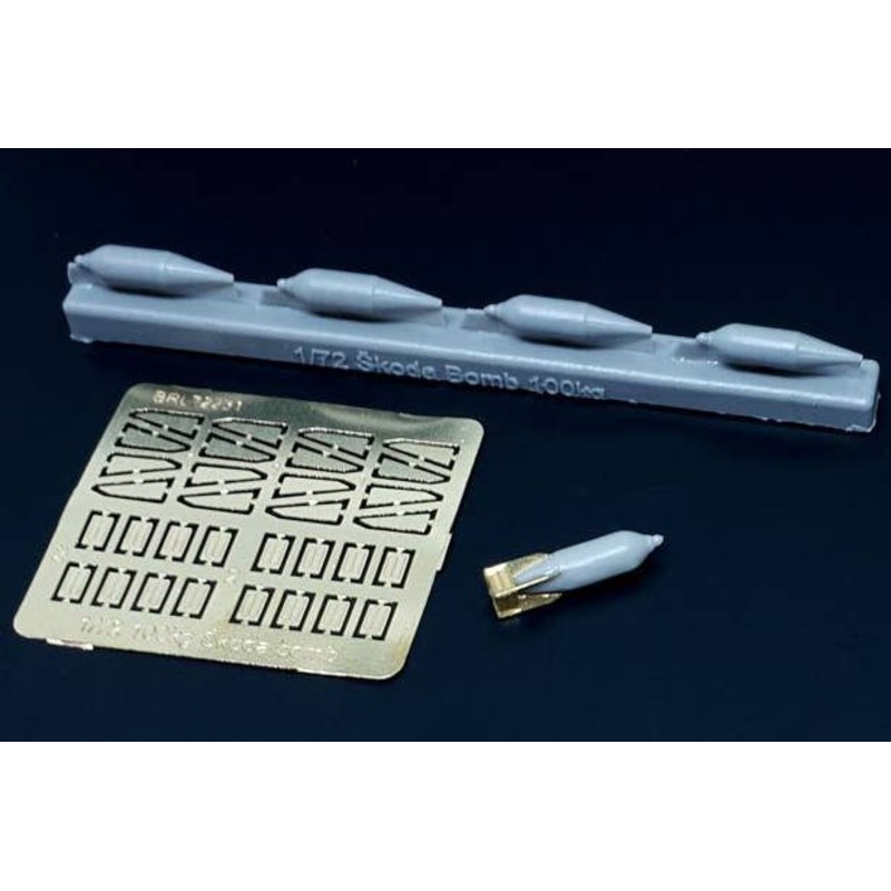 1/72 Skoda 100kg Bomb "Interwar Period" (4pcs)