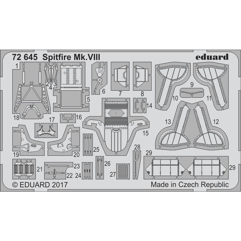1/72 Spitfire Mk.VIII (Eduard)
