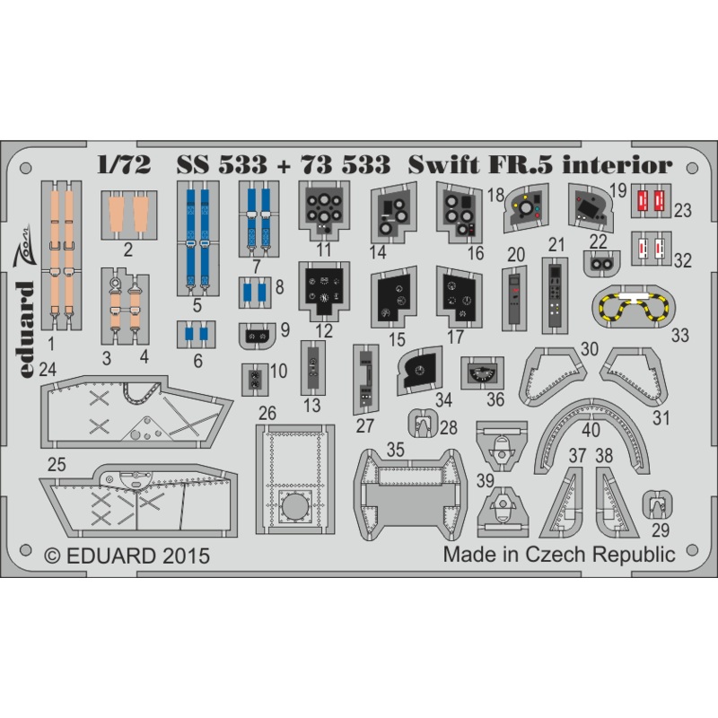1/72 Swift FR.5 Interior (for Airfix)