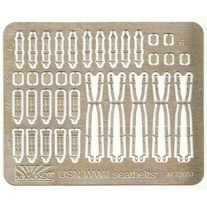 1/72 WW.II Seatbelts For US Navy Aircraft