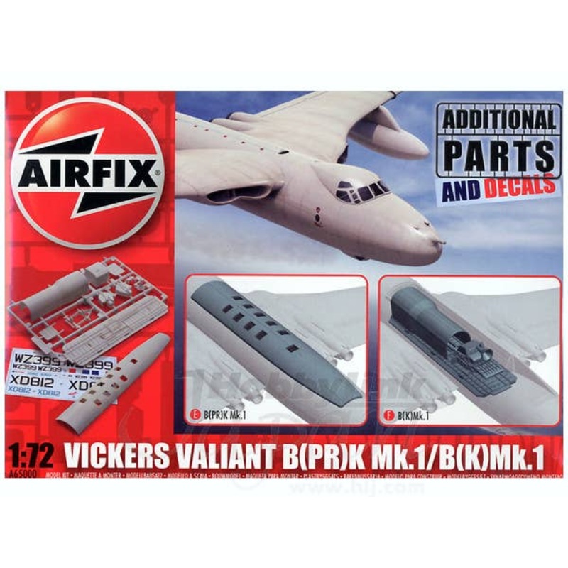 Vickers Valiant B(PR)K Mk.1/B(K) Mk.1 Photo-Reconnaissance and Refueller Parts