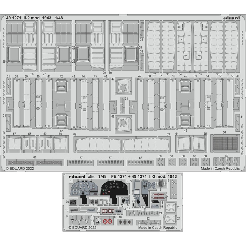 1/48 Il-2 mod. 1943 (for ZVEZDA)