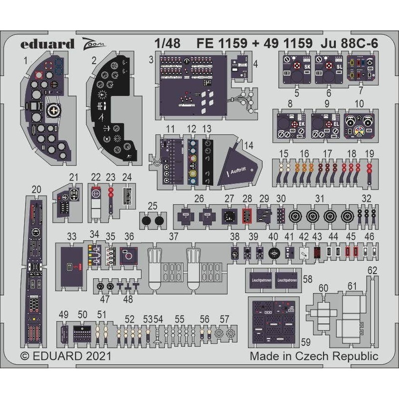 1/48 Ju 88C-6 Interior (for Icm)