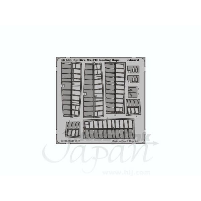 1/48 Spitfire Mk.I/II Landing Flaps (for Airfix)