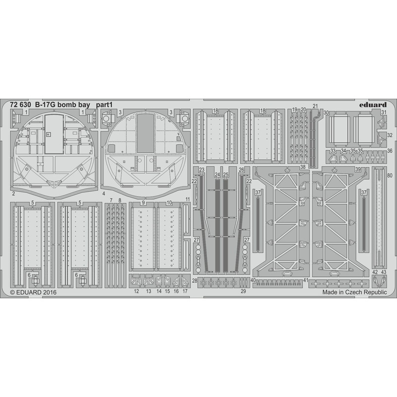 1/72 B-17G Bomb Bay (Airfix A08017)