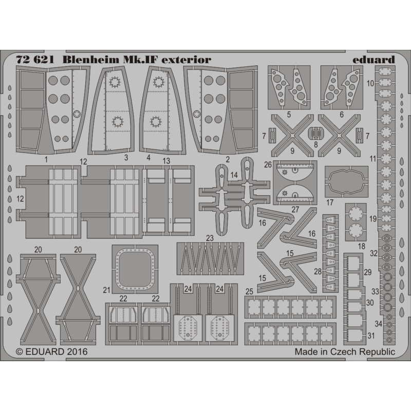 1/72 Blenheim Mk.If Exterior (Airfix)