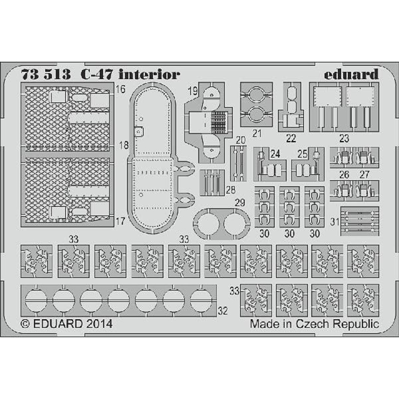 1/72 C-47 Interior S.A. (for Airfix)