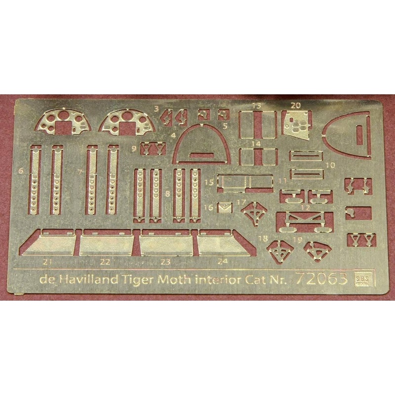 1/72 De Havilland DH-82a Tiger Moth cockpit set (for Airfix kit)