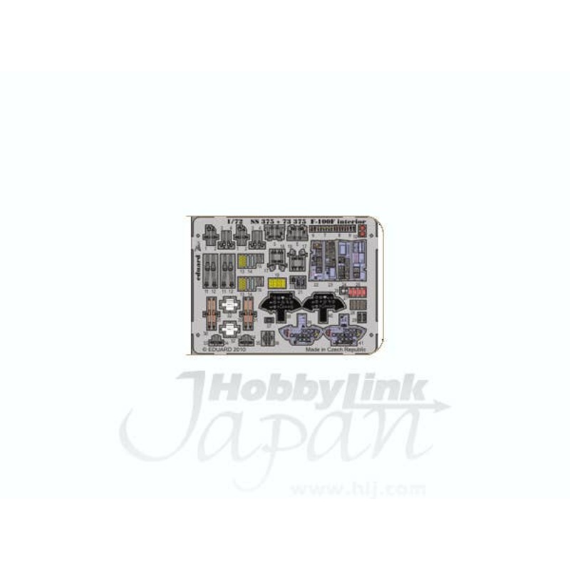1/72 F-100F Super Sabre Instrument Panel / Seatbelt (for Trumpeter)