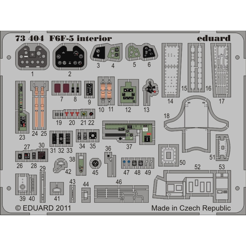 1/72 F6F-5 Interior