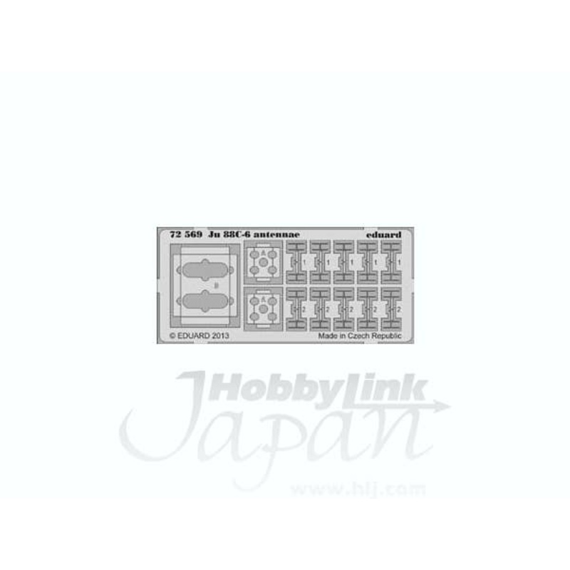 1/72 Ju 88C-6 Antennae (for Revell)