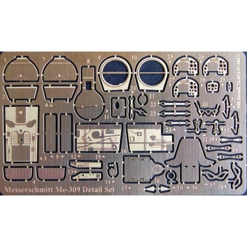 1/72 Messerschmitt Me-309 Detail Set for RS Models