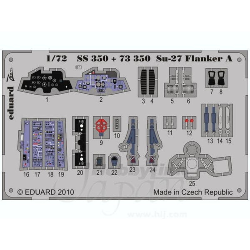 1/72 Su-27 Flanker A Self-Adhesive (for ICM) Zoom