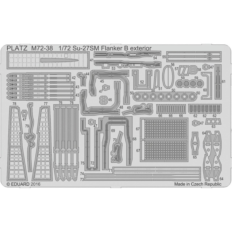 1/72 Su-27SM Flanker B Exterior