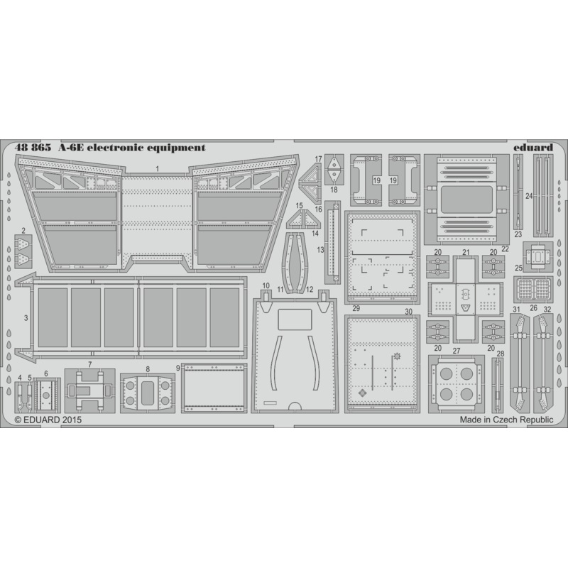 1/48 A-6E Electronic Equipment (for Hobby Boss)
