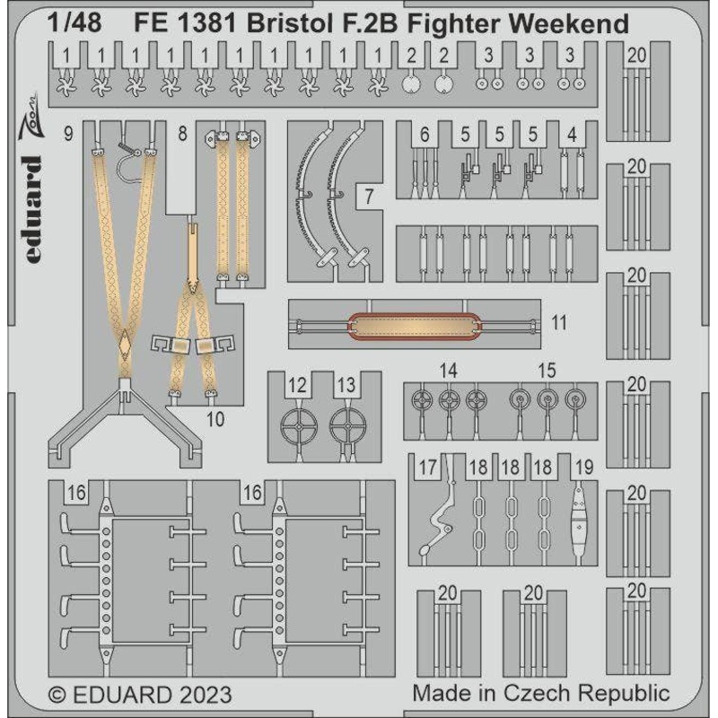 1/48 Bristol F.2B Fighter Weekend (for EDUARD)