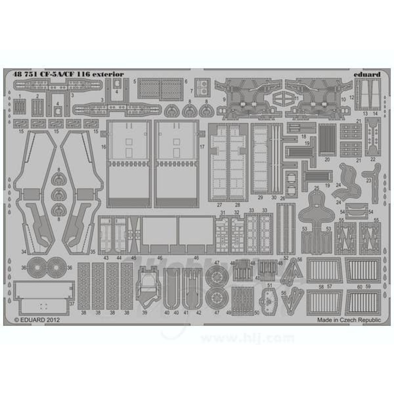1/48 CF-5A/CF-116 Exterior (Kinetic)