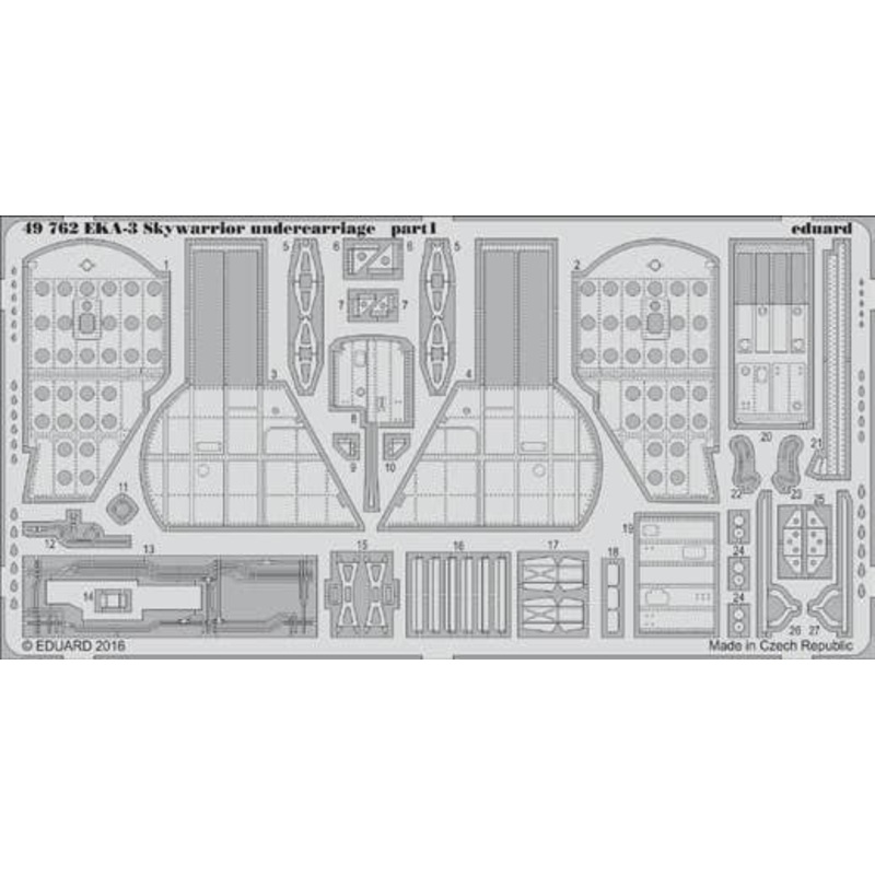 1/48 EKA-3 Skywarrior Undercarriage (Trumpeter)