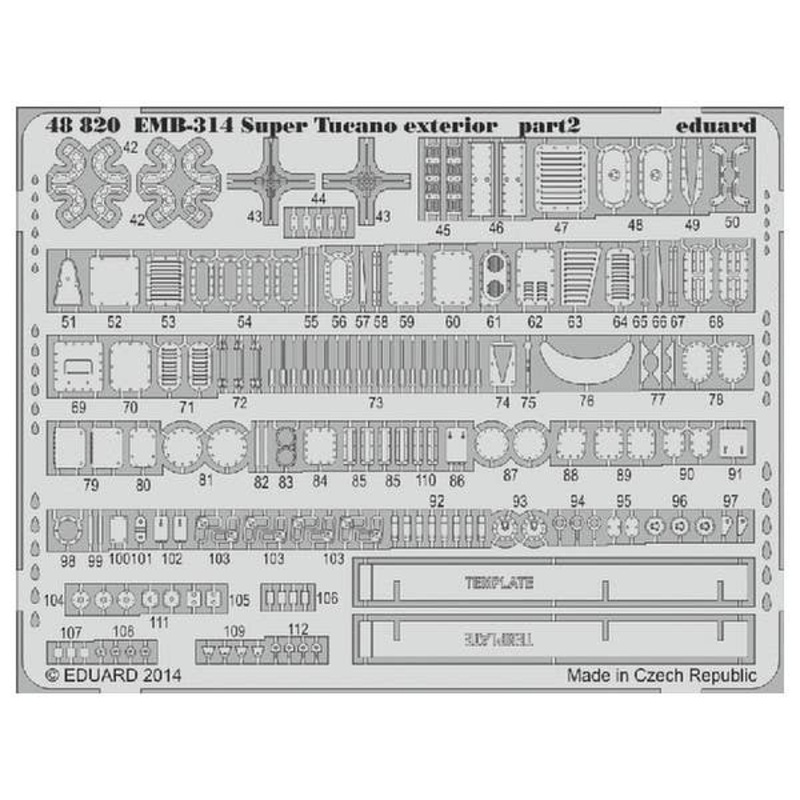 1/48 EMB-314 Super Tucano Exterior (for Hobby Boss)