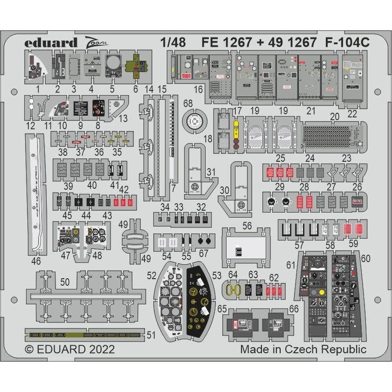 1/48 F-104C (for KINETIC)
