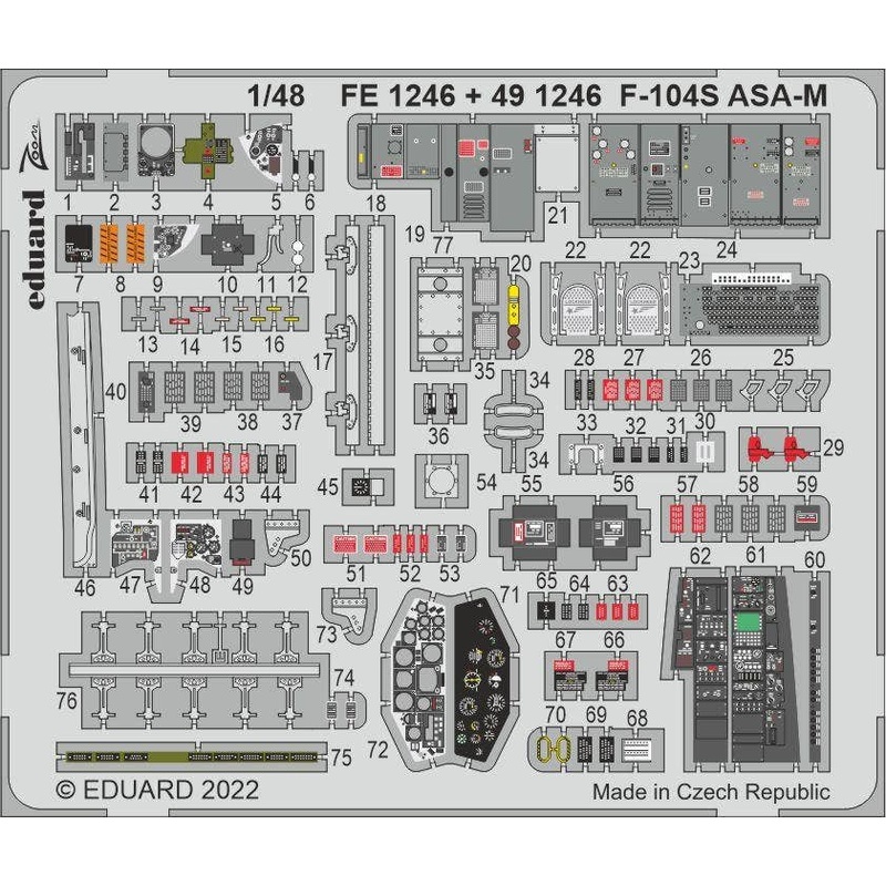 1/48 F-104S ASA-M (for Kinetic)