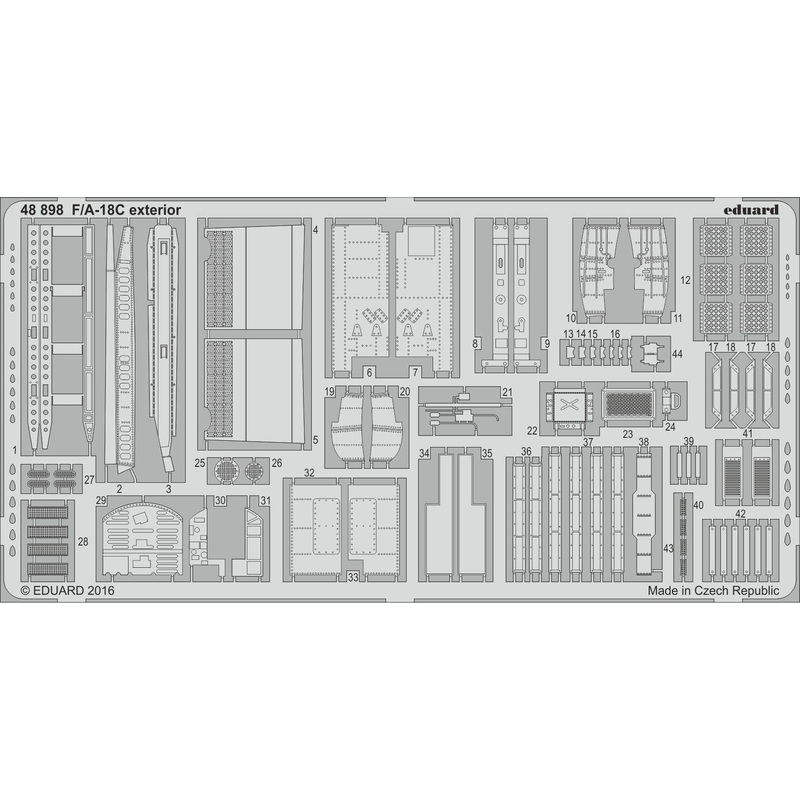 1/48 F/A-18C Exterior (Kinetic K48031)
