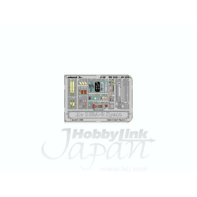 1/48 He162A-2 Spatz Interior Zoom Color PE (TAMIYA)