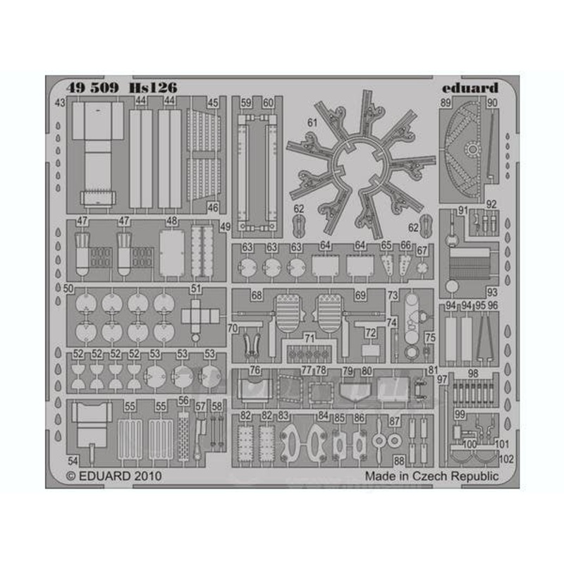 1/48 Hs 126 Self-Adhesive (for ICM)