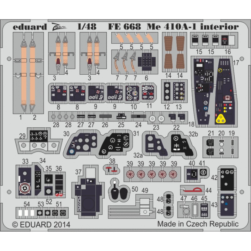 1/48 Me 410A-1 Interior S.A. (for Meng)