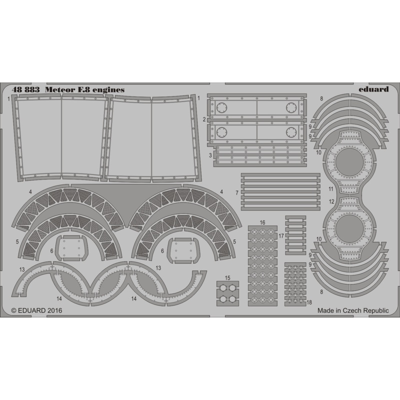 1/48 Meteor F.8 Engines (for Airfix)
