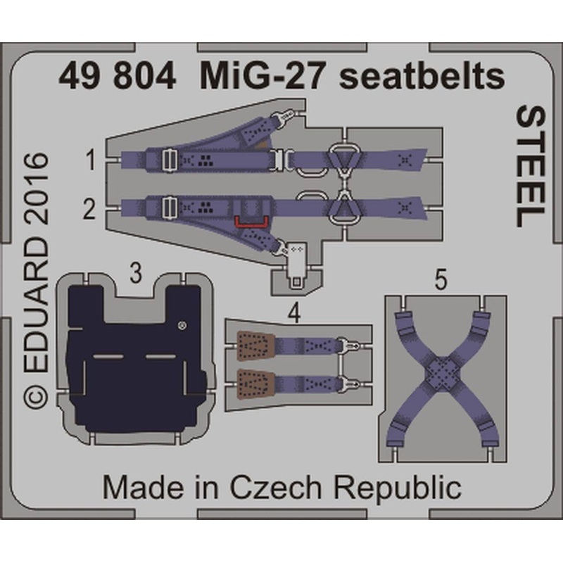 1/48 MiG-27 Seatbelts Steel (Trumpeter)