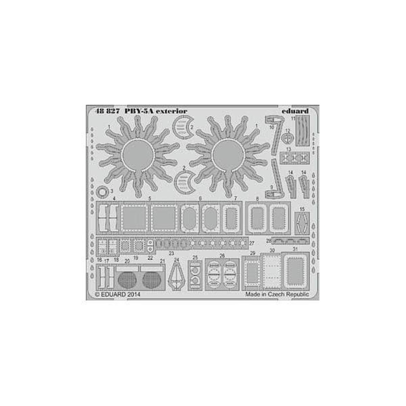 1/48 PBY-5A Photo-Etched Parts Set (Revell)