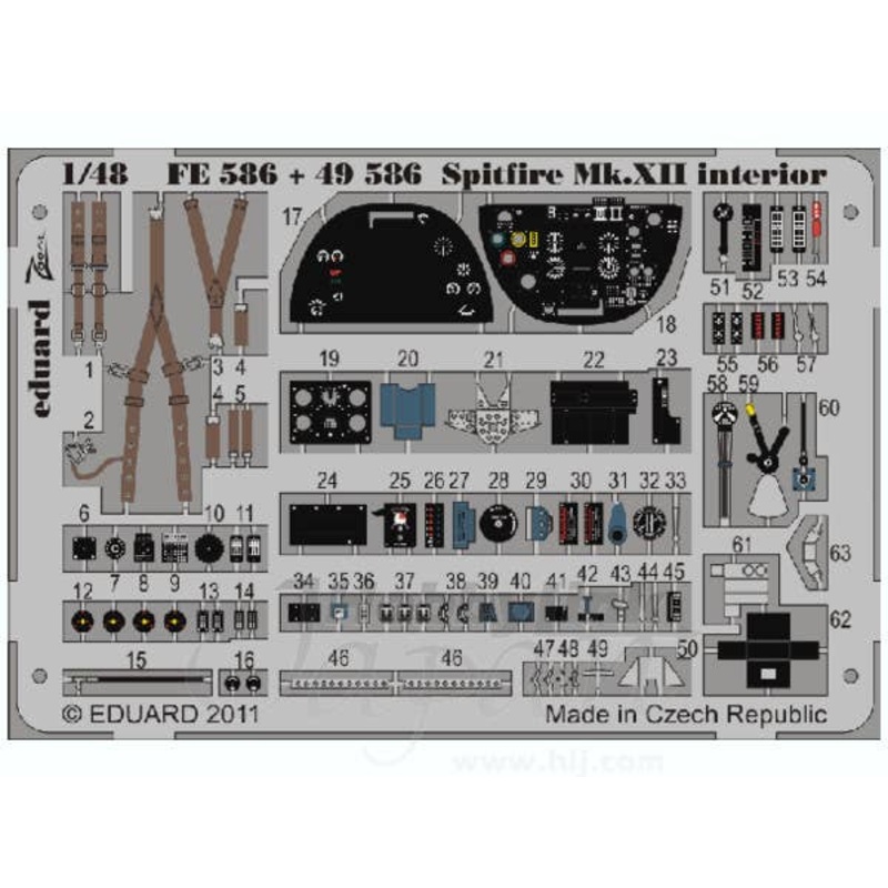 1/48 Spitfire Mk.XII S.A (for Airfix)