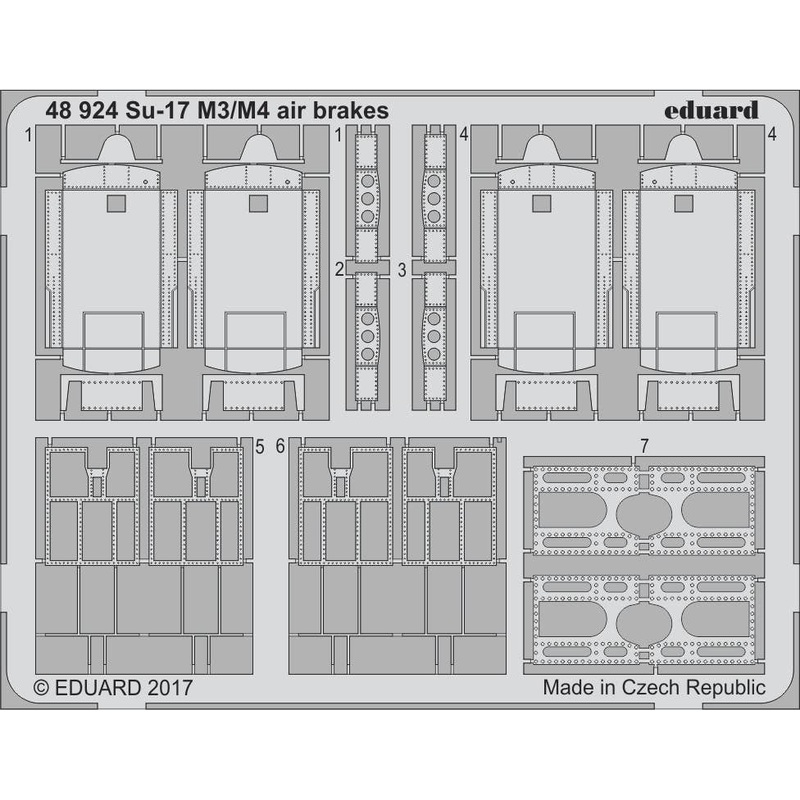 1/48 Su-17 M3/M4 Air Brakes (Kitty Hawk)