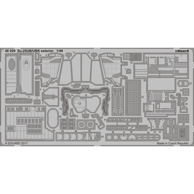 1/48 Su-25UB/UBK Exterior for Smer