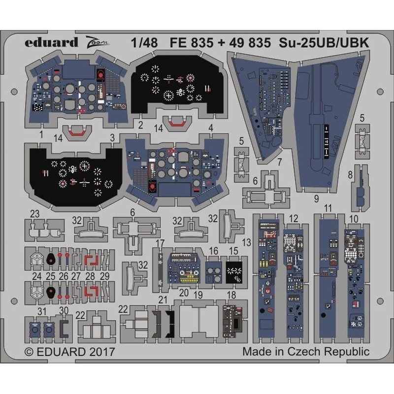 1/48 Su-25UB/UBK ZOOM (for Smer)