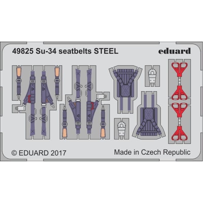 1/48 Su-34 Seatbelts STEEL (Hobby Boss)