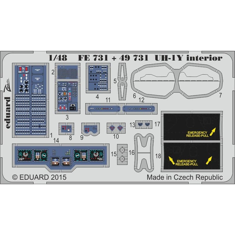 1/48 UH-1Y Interior S.A. (for Kitty Hawk)