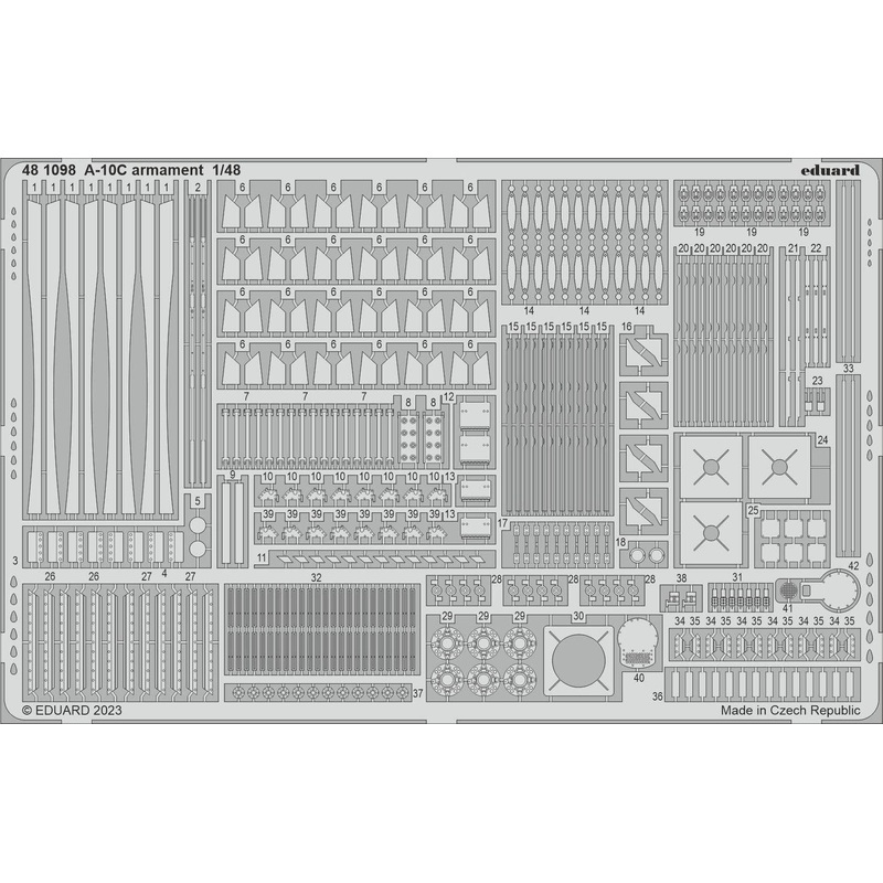 1/48 A-10C Armament Photo-Etched Parts