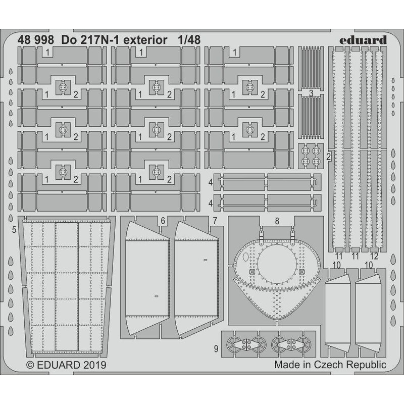 1/48 Do 217N-1 Exterior Photo-Etched Parts (for ICM)