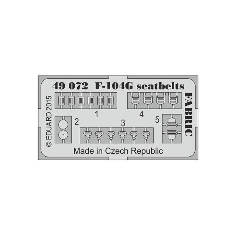 1/48 F-104G Seatbelts Fabric (for Hasegawa)