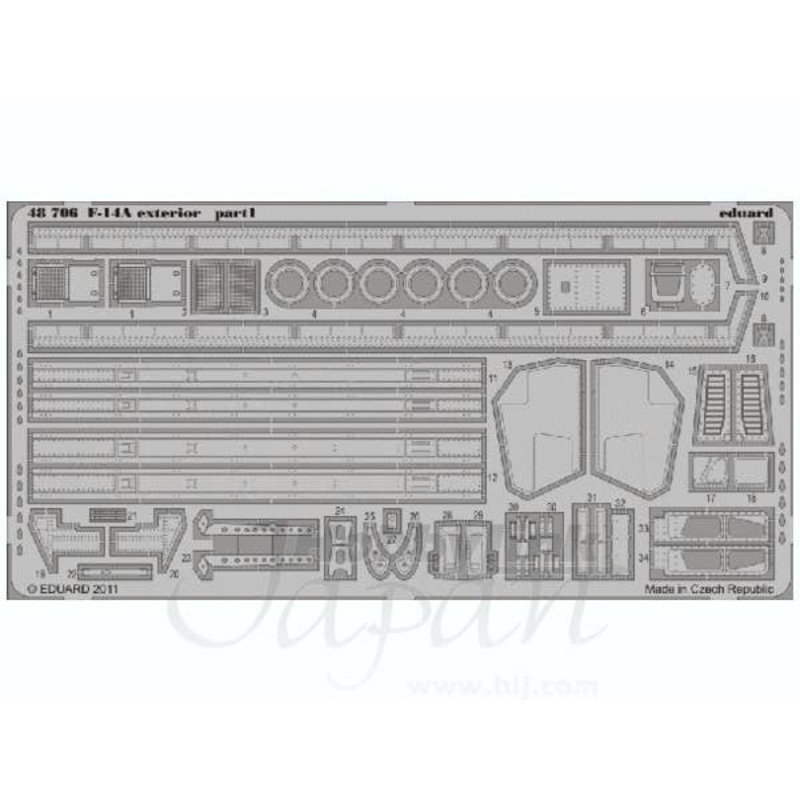 1/48 F-14A Tomcat Exterior (for Hobby Boss)