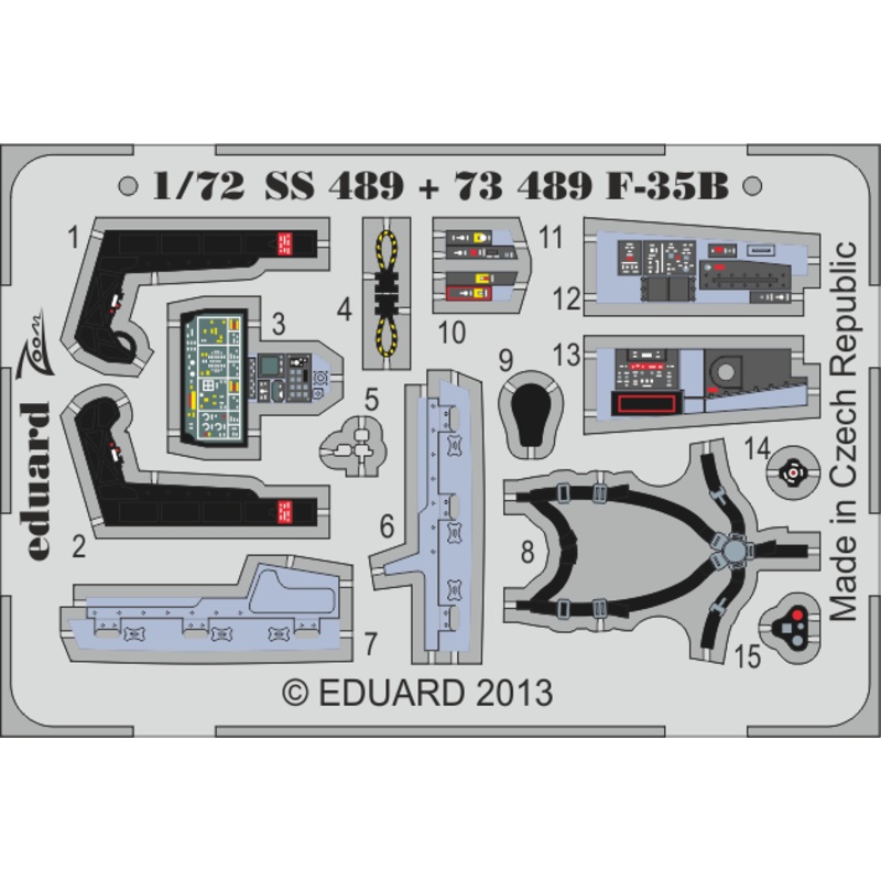 1/48 F35B Interior Parts Set