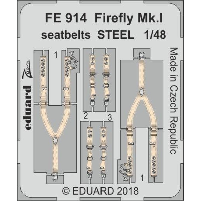 1/48 Firefly Mk.I Seatbelts Steel (for Trumpeter)