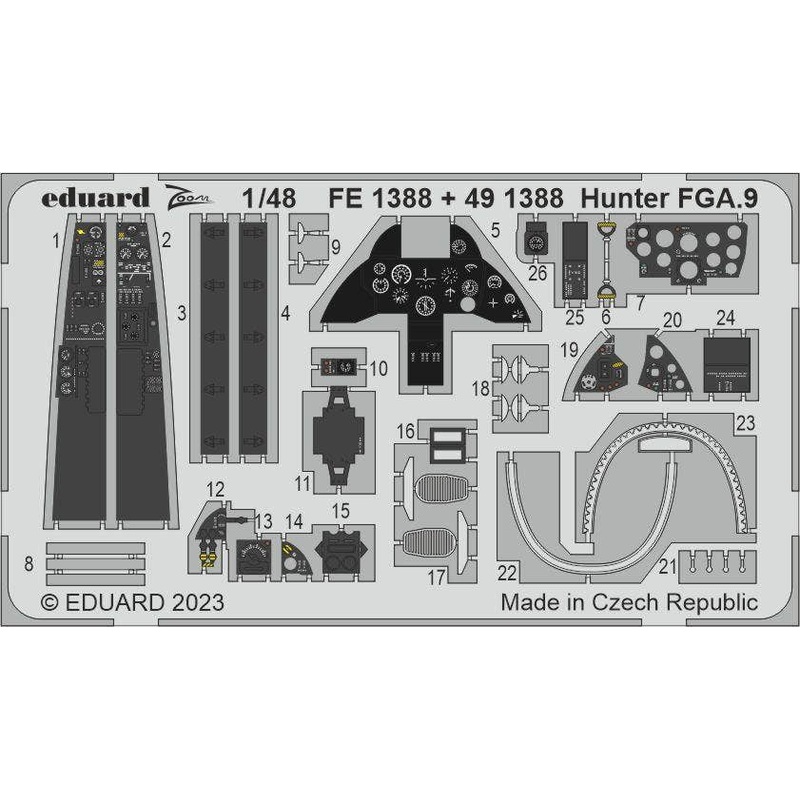 1/48 Hunter FGA.9 Zoom set (for AIRFIX)