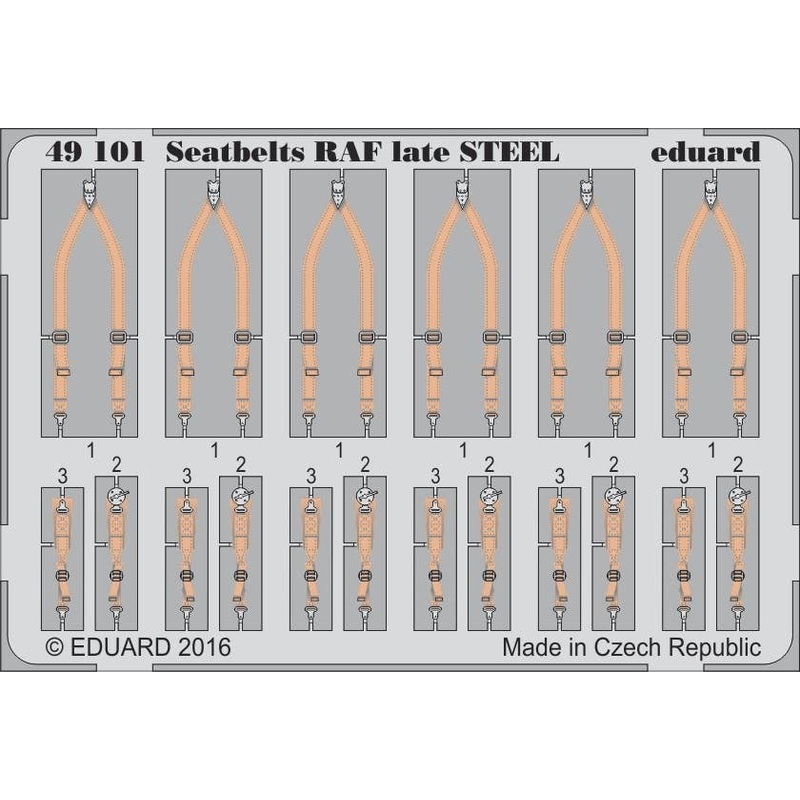 1/48 Seatbelts RAF Late Steel