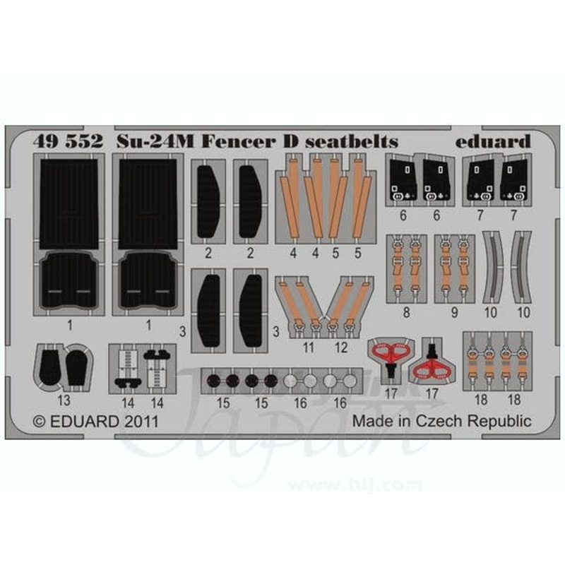 1/48 Su-24M Fencer D Seatbelts (for Trumpeter)